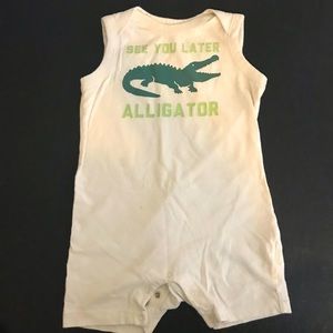 Baby boys one piece outfit 🐊